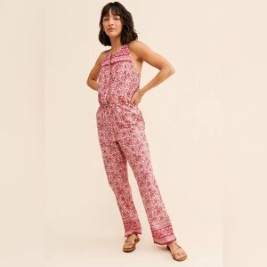 Faherty Adella Floral Jumpsuit Size XS NWT